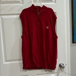 Chaps Red Knit Vest